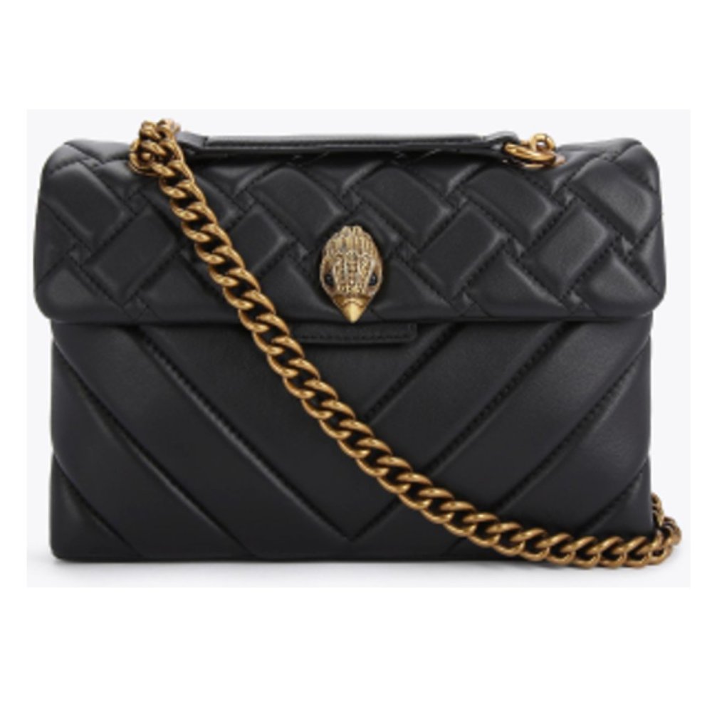 Kurt Geiger London Black Leather Kensington. Slight wear on bottom.